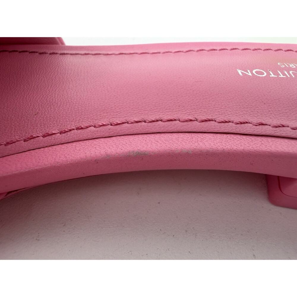 Louis Vuitton Revival Flat Mules in Embossed Pink Leather 36EU (6 US) 2020 - Picture 14 of 14